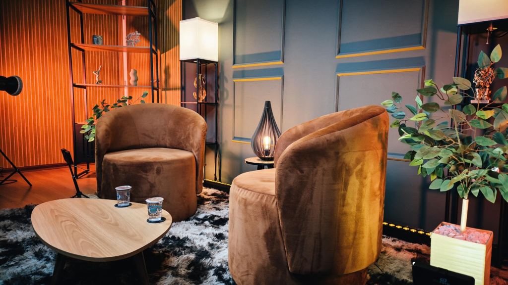 Estúdio de podcast Focus